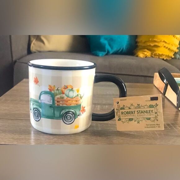 NEW … ROBERT STANLEY SIGNATURE COLLECTION Fall Ceramic Mug - Picture 1 of 4